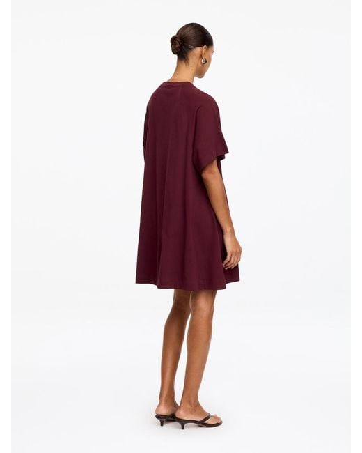 ARKET Red Cotton Jersey Dress