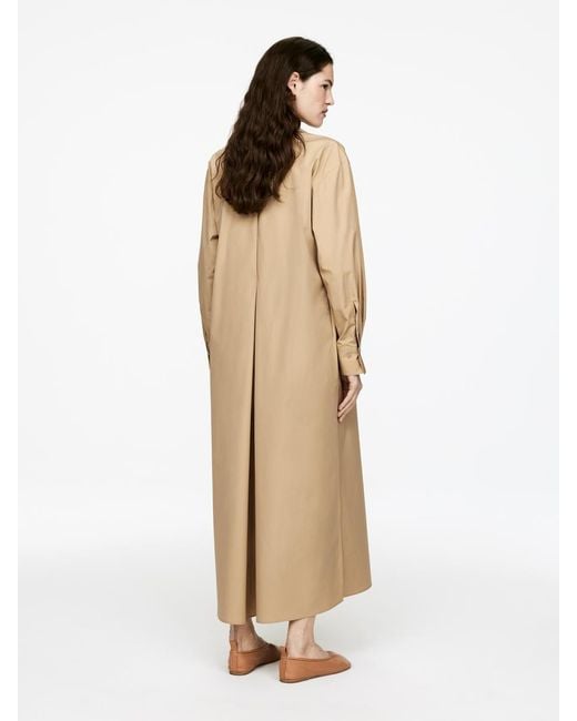 ARKET Natural Oversize-Hemdkleid