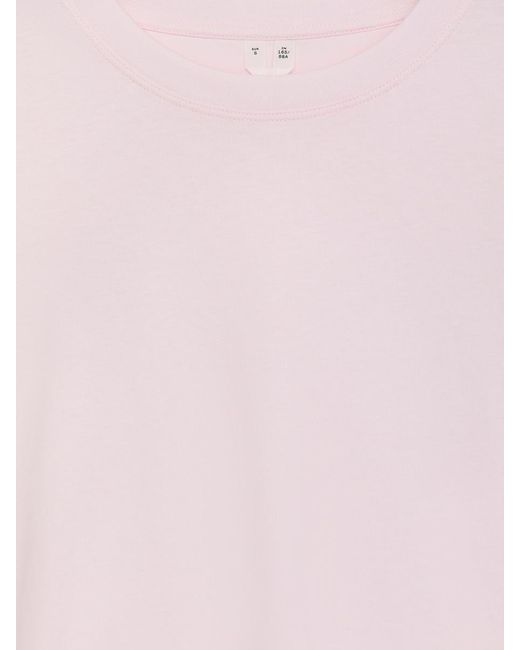 ARKET White Shirt-Detail Long-Sleeve T-Shirt