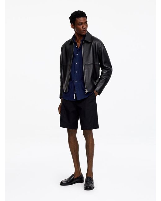 ARKET Blue Relaxed Cotton Twill Shirt for men