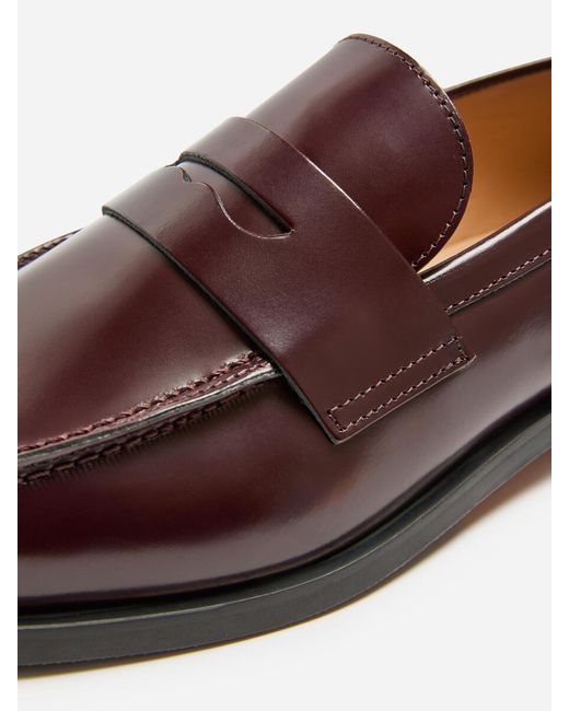 ARKET Blue Leather Loafers for men