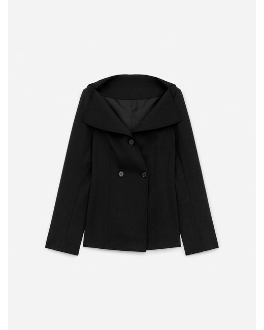 ARKET Black Off-Shoulder Blazer