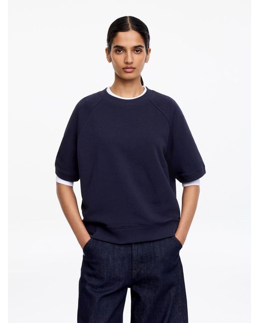 ARKET Blue French Terry Sweatshirt