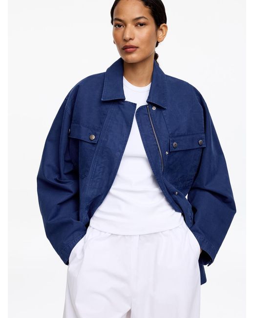 ARKET Blue Workwear Jacket