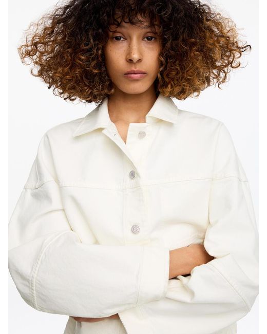 ARKET White And Laila Gohar Work Jacket