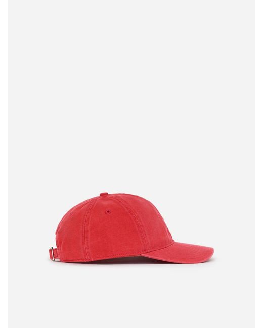 ARKET Blue Washed Cotton Canvas Cap for men