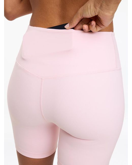 ARKET White Soft Stretch Biker Shorts