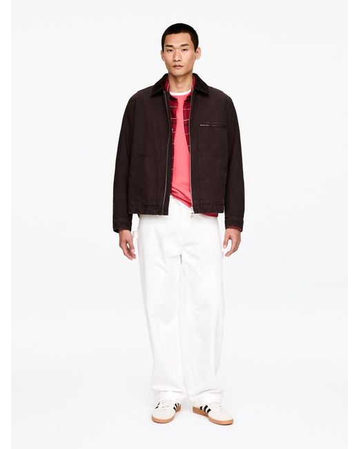 ARKET Black Cotton Canvas Jacket for men
