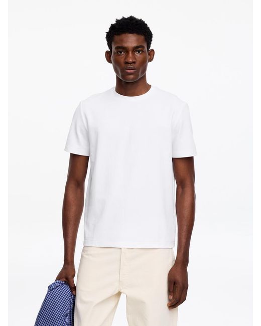 ARKET White Interlock Regular T-Shirt for men