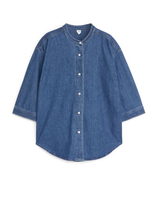 ARKET Blue Denim Shirt