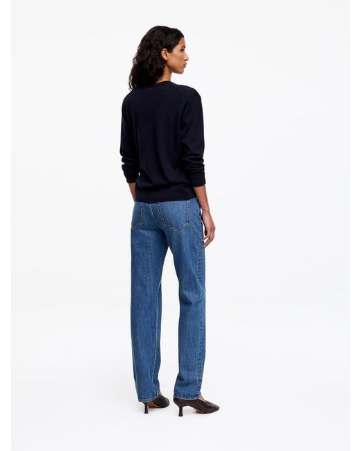 ARKET Blue Merino Wool Cardigan