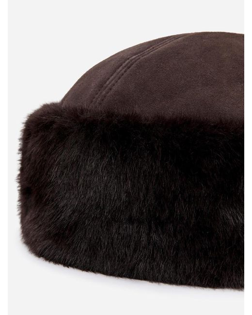 ARKET Black Suede Hat