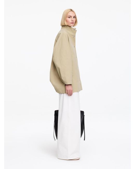 ARKET White Oversized Shell Jacket