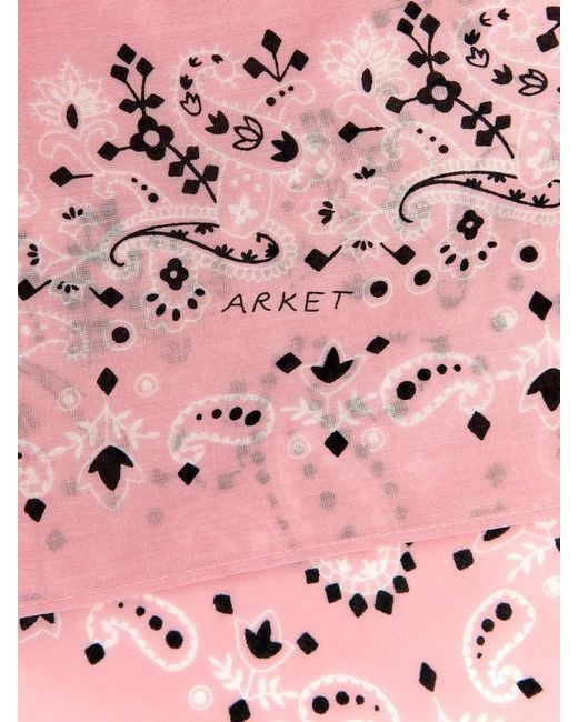 ARKET Multicolor Cotton Scarf