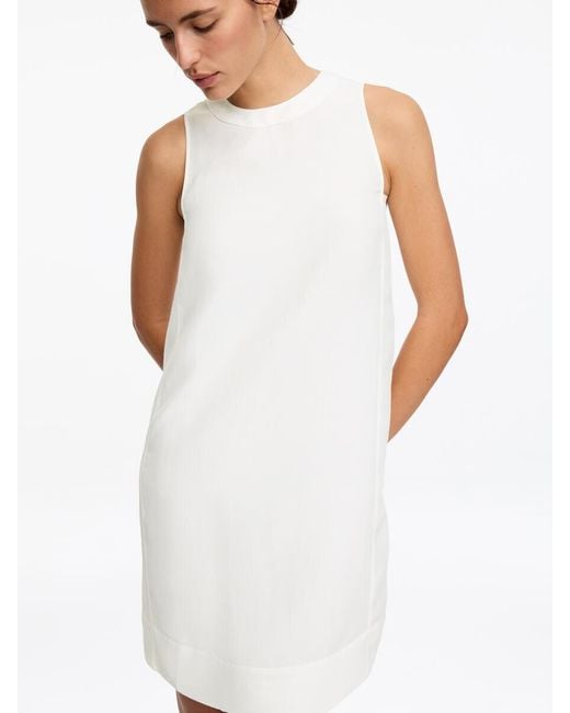 ARKET White Straight-Cut Mini Dress