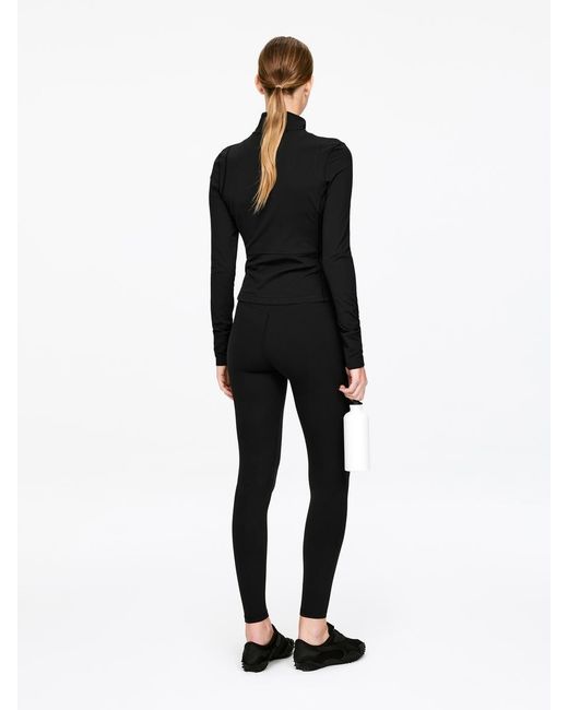 ARKET Black Soft Zip-Up Training Jacket
