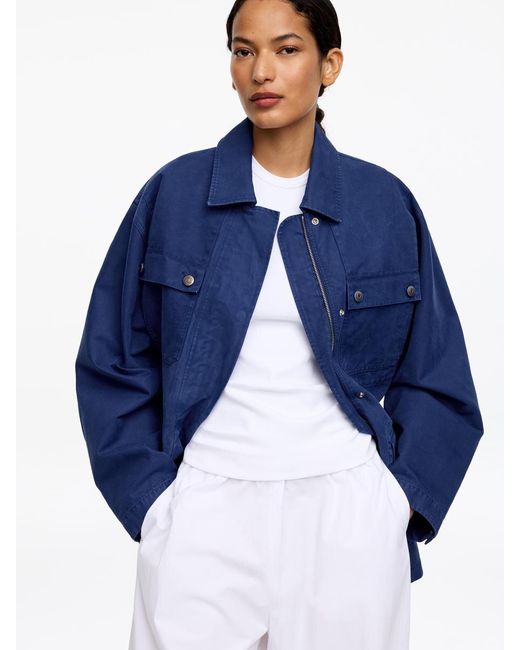 ARKET Blue Workwear Jacket