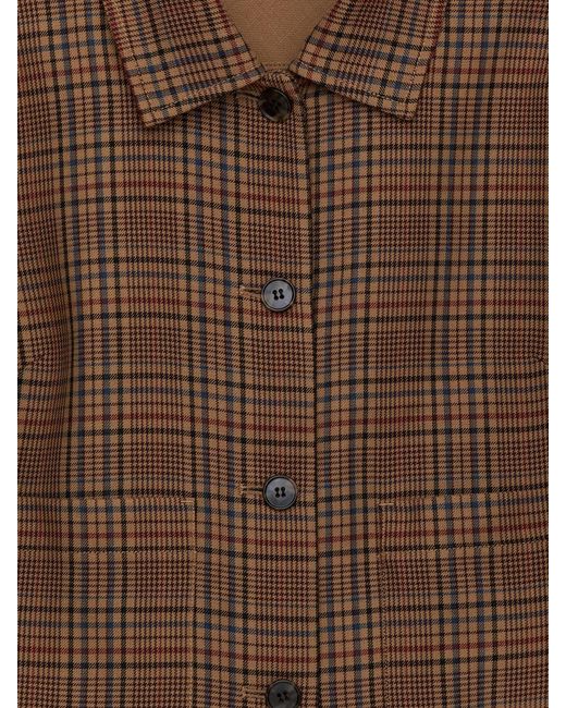 ARKET Natural Check Overshirt