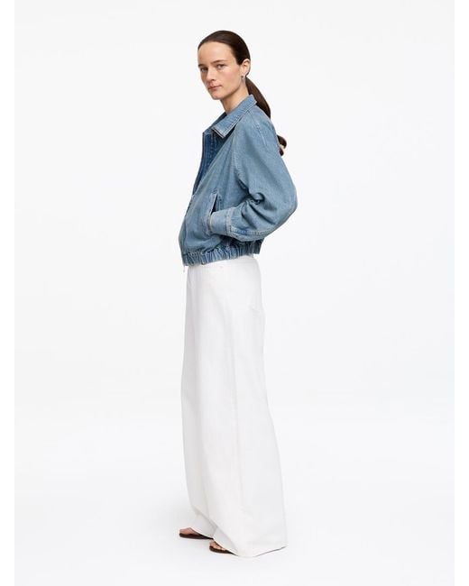 ARKET Blue Short Denim Jacket