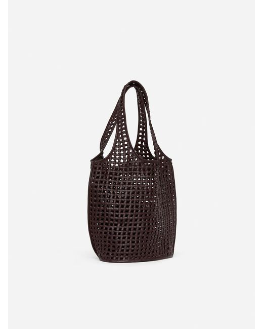 ARKET Brown Lässige Tragetasche Aus Leder