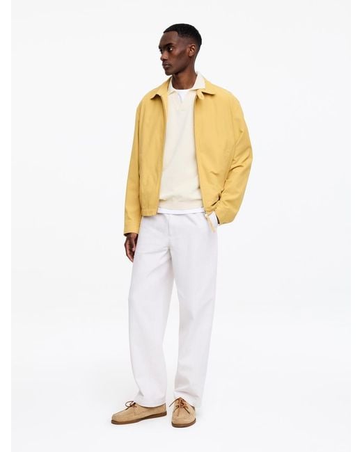 ARKET White Textured Polo Shirt for men