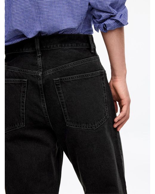 ARKET Black Mist Wide Jeans for men