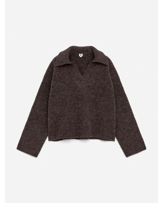 ARKET Black Alpaca-Wool Blend Jumper
