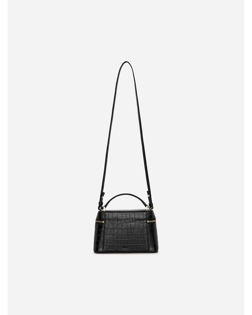ARKET Black Leather Crossbody Bag