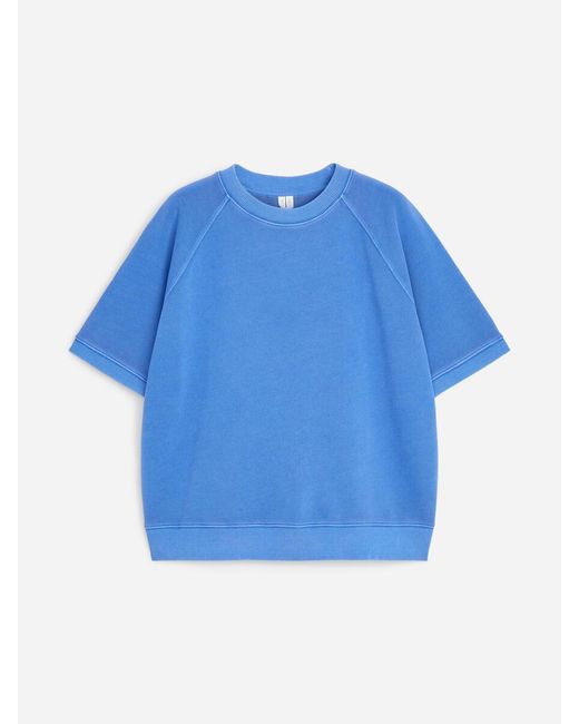 ARKET Blue French Terry Sweatshirt