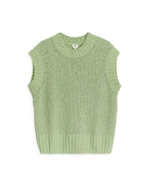 ARKET Green Knitted Vest