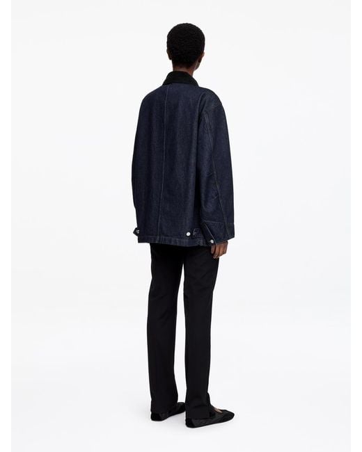 ARKET Blue Oversized Denim Jacket