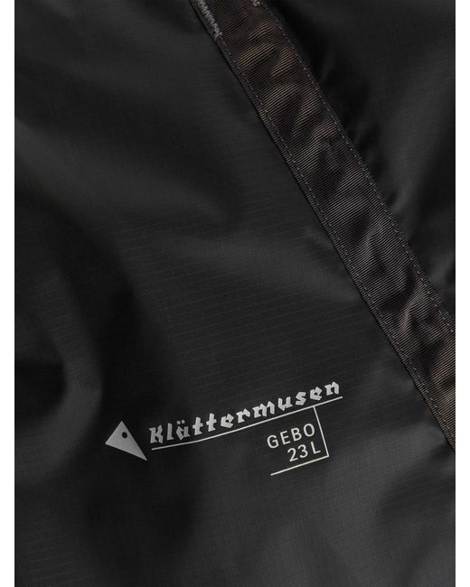 ARKET Black Klättermusen Gebo Tote Bag for men