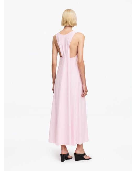 ARKET Pink Twisted Back Maxi Dress