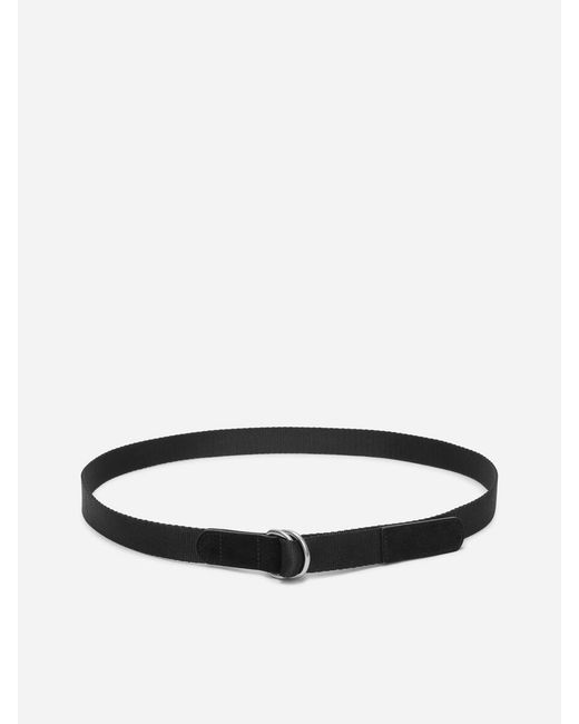 ARKET Blue Webbing D-Ring Belt for men