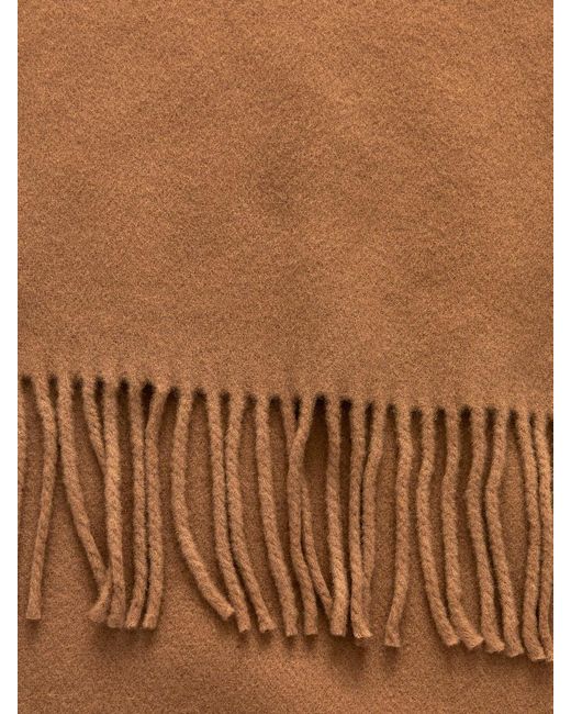 ARKET Brown Wool Scarf