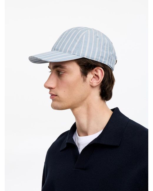 ARKET White Poplin Baseball Cap for men
