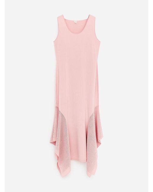 ARKET Pink Draped Knit Dress