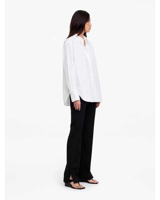 ARKET White Relaxed-Fit Poplin Shirt