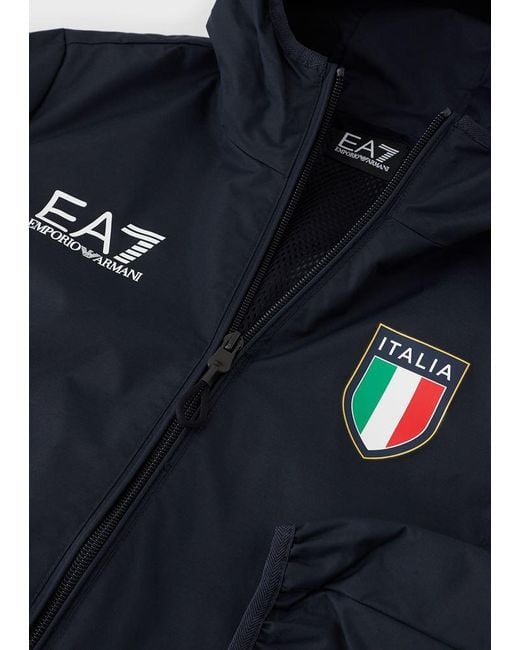 Giubbotto Team Italia Olimpiadi Tokyo 2020 di Emporio Armani in Blu Lyst