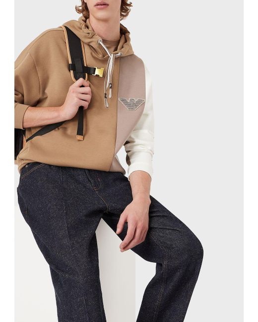 Emporio Armani J79 Loose-fit Hemp-blend 