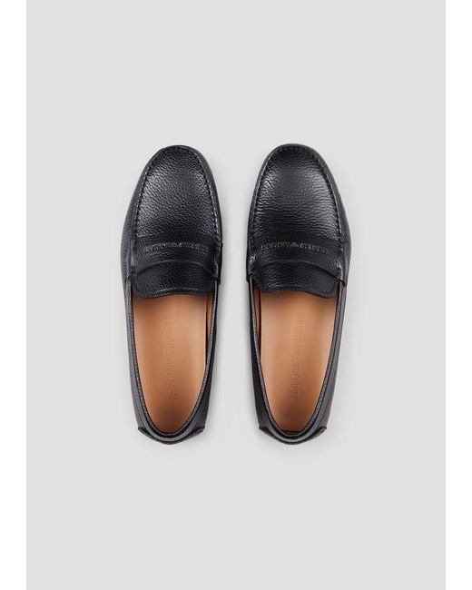 armani driving shoes