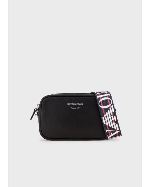 Emporio Armani Ecologicalleather Camera Case With Shoulder Strap in
