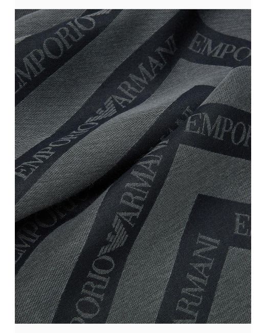 Emporio Armani Black Stoles for men