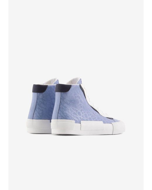 Emporio Armani Sneakers in Blue | Lyst