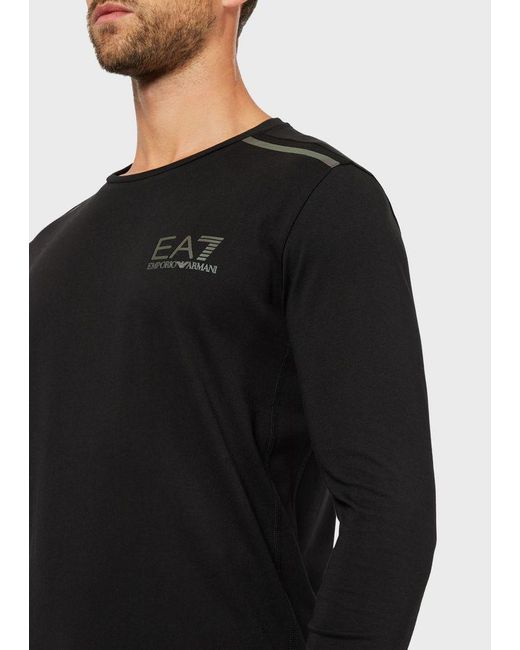 emporio armani black t shirt mens