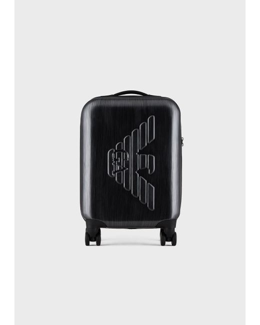 Emporio Armani Abs Carryon Bag With Oversized in Black for Men Lyst