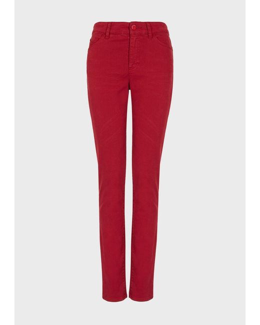 armani red jeans