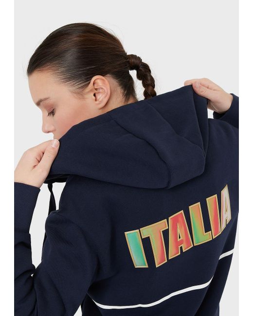 emporio armani fleece tracksuit