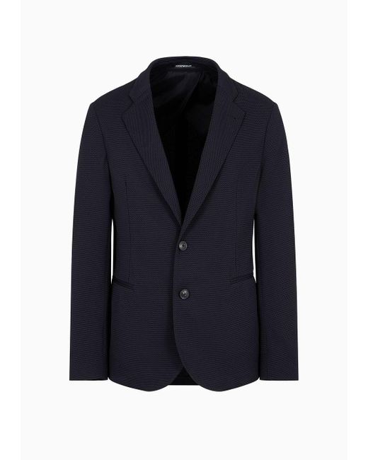 Emporio Armani Jackets in Blue for Men | Lyst