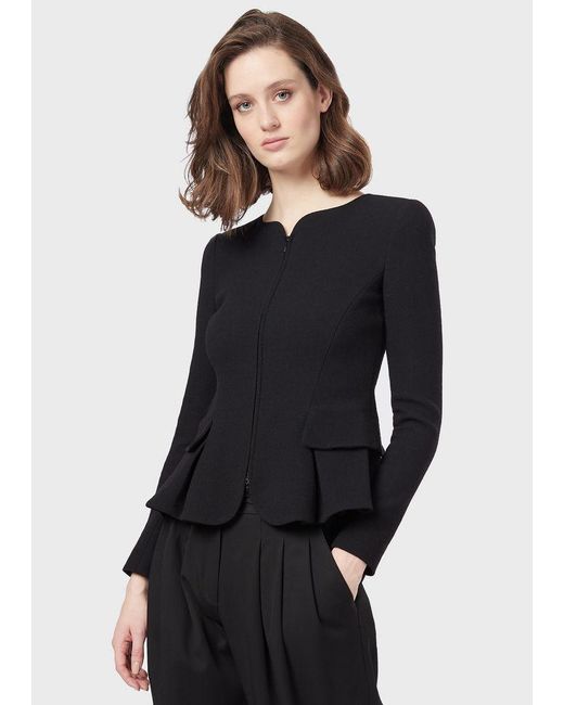 armani black jacket